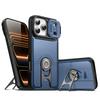 Чехол для телефона с вращающимся на 360° держателем для iPhone 17 Pro Max 18Pro Air 16 15 14 Plus 13 12 11 Держатель Защита объектива Окно Нажимная крышка