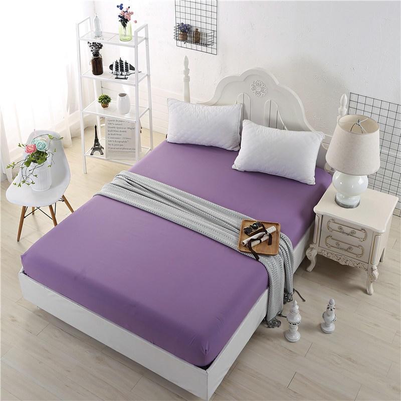 Cozy Solid Color Fitted Sheet Set Ideal For Enhancing Bedroom Comfort And Style