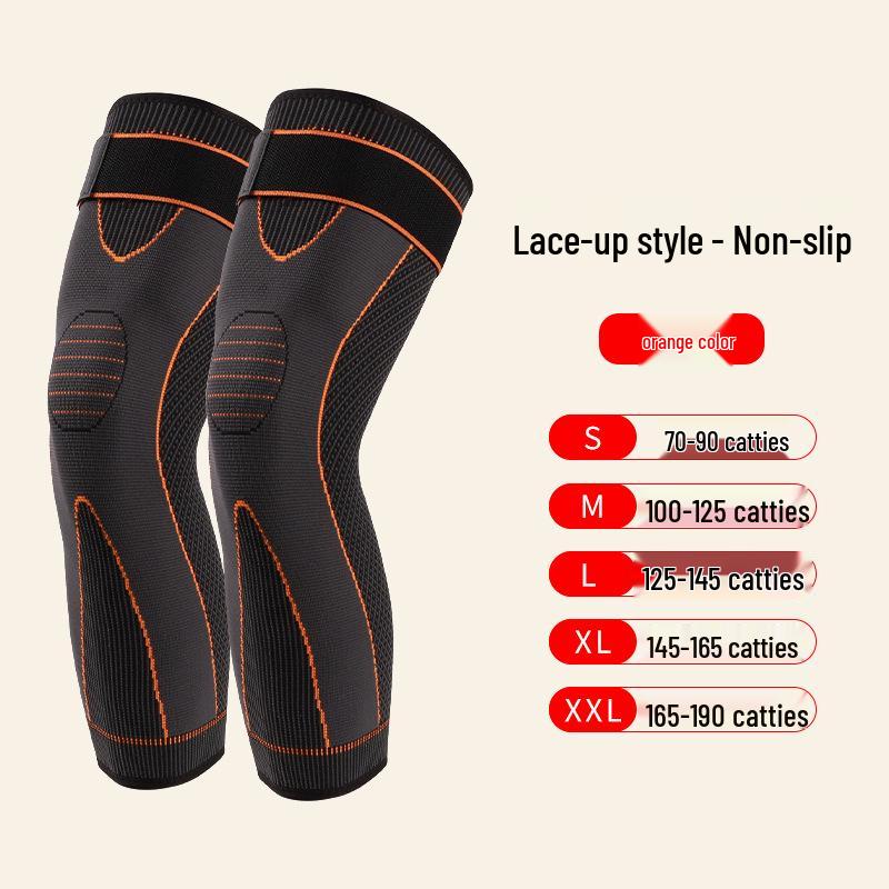 Men's Fleece-Lined Knee Support Sleeves - Non-Slip, Warm Compression for Sports and Cold Legs