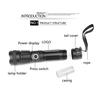 XHP50 Super Bright LED Flashlight Rechargeable USB With Charging Display