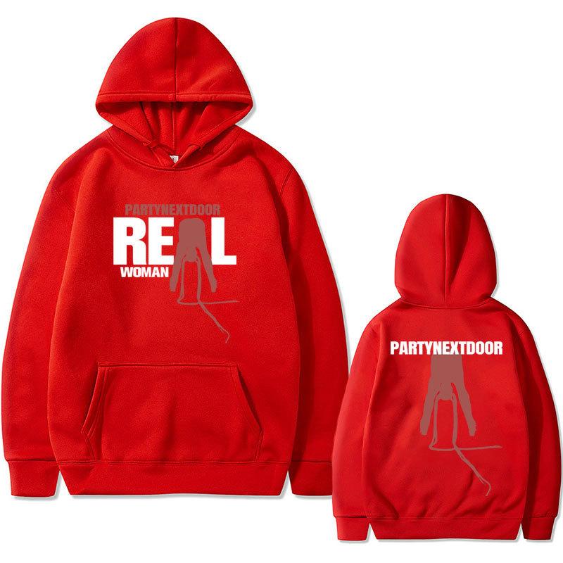 Autumn men's hoodie Rapper Party Next door Real Woman album cover graphic fashionable sweater