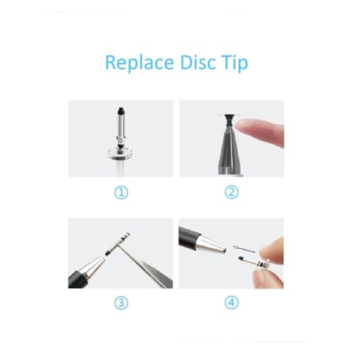 Capacitive Stylus Pen with Disc Tip for Fire Max 11 Tablet  HD 10 8 7 Kids Edition Tablets  iPad  iPhone  Samsung Android Touchscreen Devices  High P