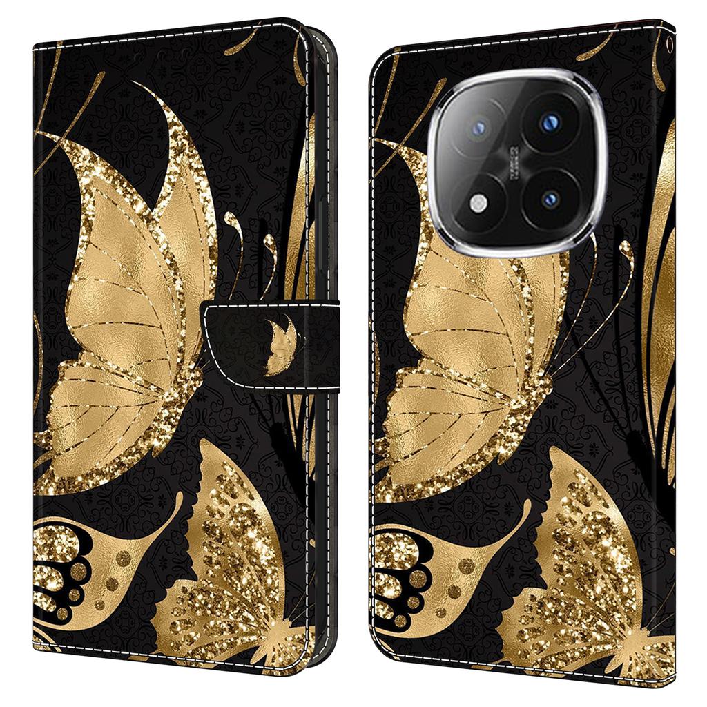 For Xiaomi Redmi Note 14 Pro+ 5G Case Magnetic Clasp 3D Pattern Leather Wallet Phone Cover