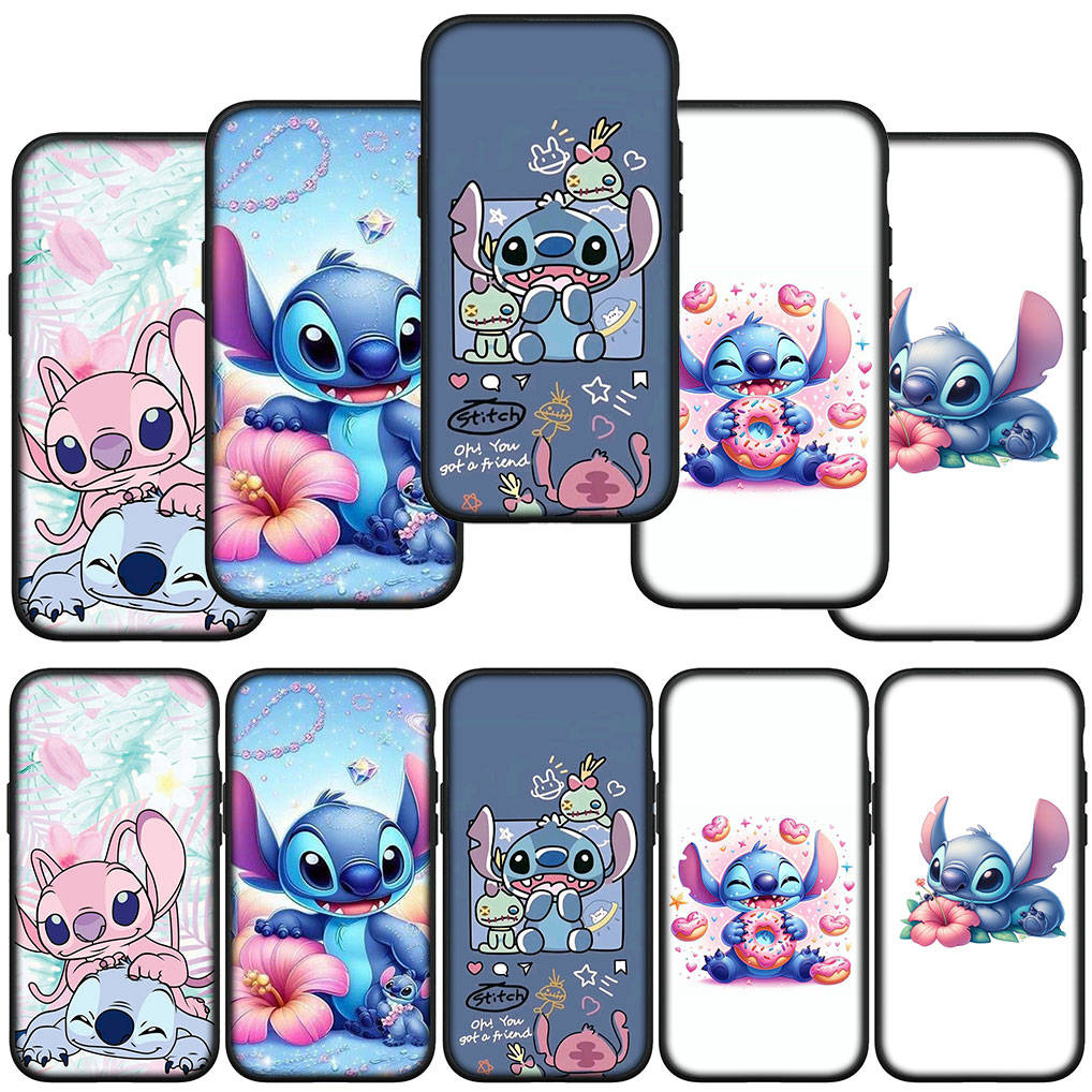Для Samsung Galaxy S24 S23 iPhone 15 14 Xiaomi Redmi Note 13 12 11 8 Plus 10 9 Pro Max X XR чехол для телефона Cute Lilo Wallpaper Stitch OPPO Huawei Cover