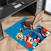 1pc Cartoon Rockman Game Megaman1 Print Area Rug - Soft, Washable Non-Slip Indoor Mat for Office Chairs, Living Room, Home Office Decorative Rug
