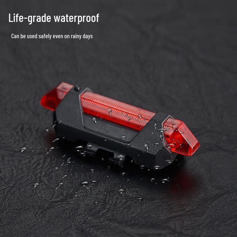 Lishi USB-перезаряжаемый задний фонарь для велосипеда