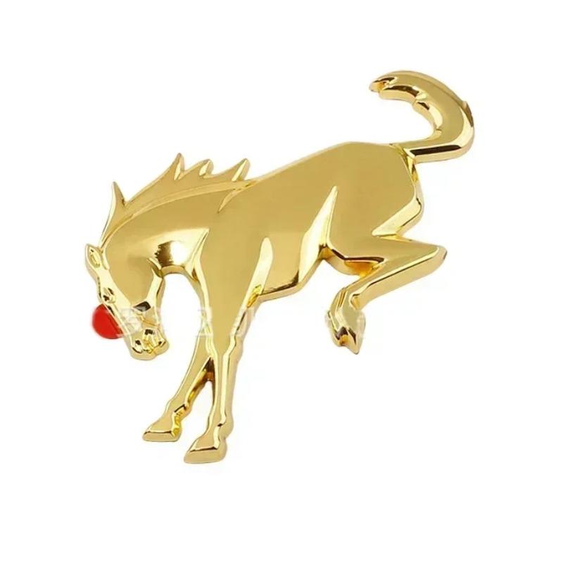 1Pc ABS Car Rear Trunk Sticker Horse Logo Badge Emblem Decals Stylling Accessories