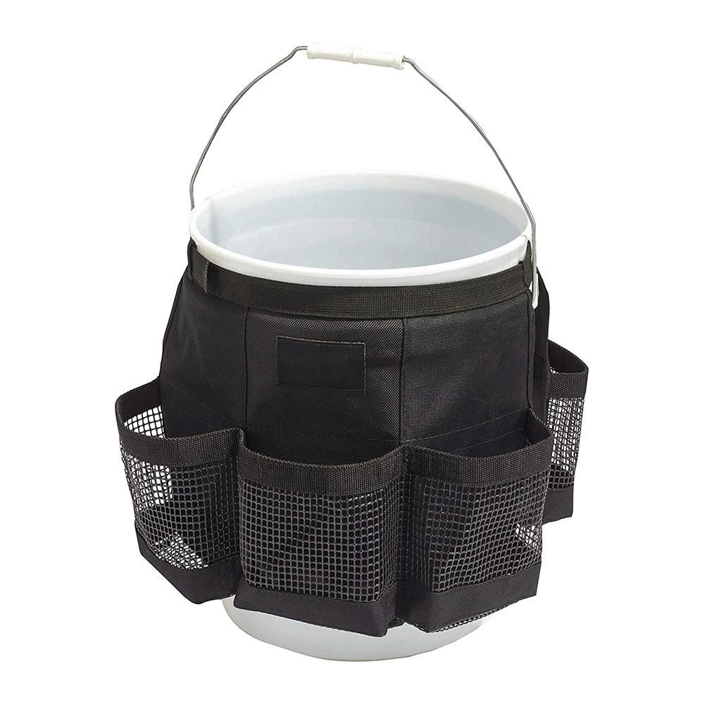 with Mesh Fishing Bucket Organizer Waterproof Bucket Accessories Bag for 5 Gallon Bucket Garden