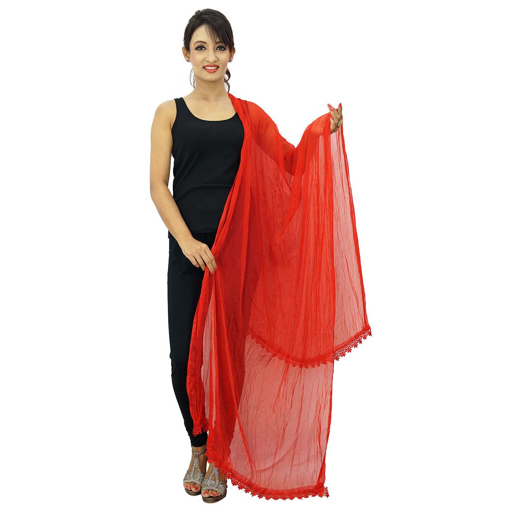 Шарфы из смеси шифона Dupatta Woman Chunni Indian Stole Throw Sarongs Wraps