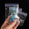 100Pcs PVC Plastic Self Sealing Bag Transparent Jewelry Bag Zip Lock Bags  Necklace Bracelet Ring