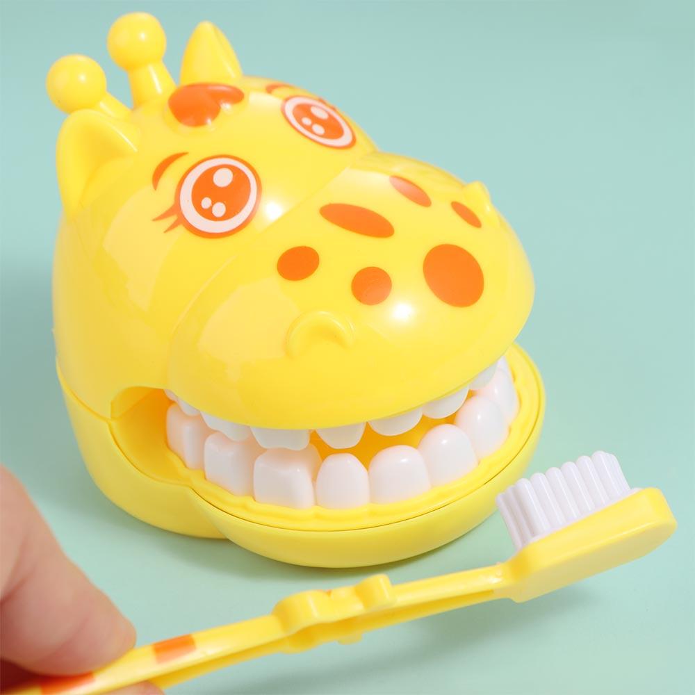 Игра Стоматолог Проверка Зубов Модель Набор Ролевые Игры Набор Моделирование Жирафа Игрушки Зубного Врача