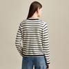 Zhaojun Women's Striped Color-Block Pure Cashmere Cardigan