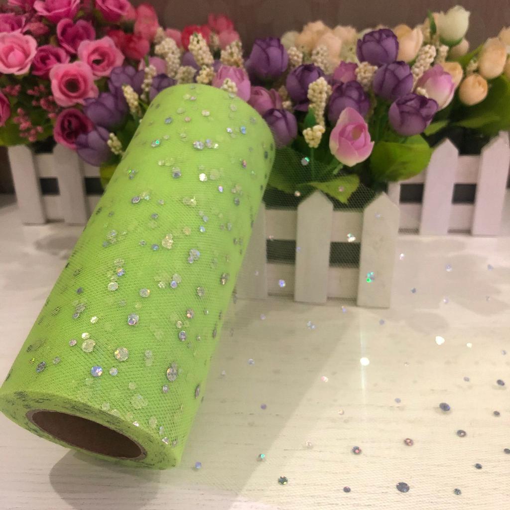 10 ярдов, тюль с лазерными блестками, рулон органзы, украшение для вечеринки, сделай сам, ткань-пачка, свадебное украшение, швейная сетка, юбка-пачка из органзы, аксессуары