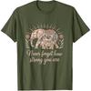 Boho Elephant Strength and Resilience Affirmation T-Shirt