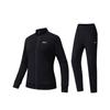 Travel Comprehensive Training Series Knitted Sports Suit Spring Casual Set Women Suits Basic-Black 962617202-3