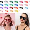 Glasses Halloween Heart Sunglasses for Women Clout Goggle Heart-Shaped Sunglasses UV400 Protection