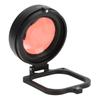 JUNESTAR 58mm Red Filter Action Camera Diving Filter with 16X Macro Close Up Lens for Hero 9 Sports Camera