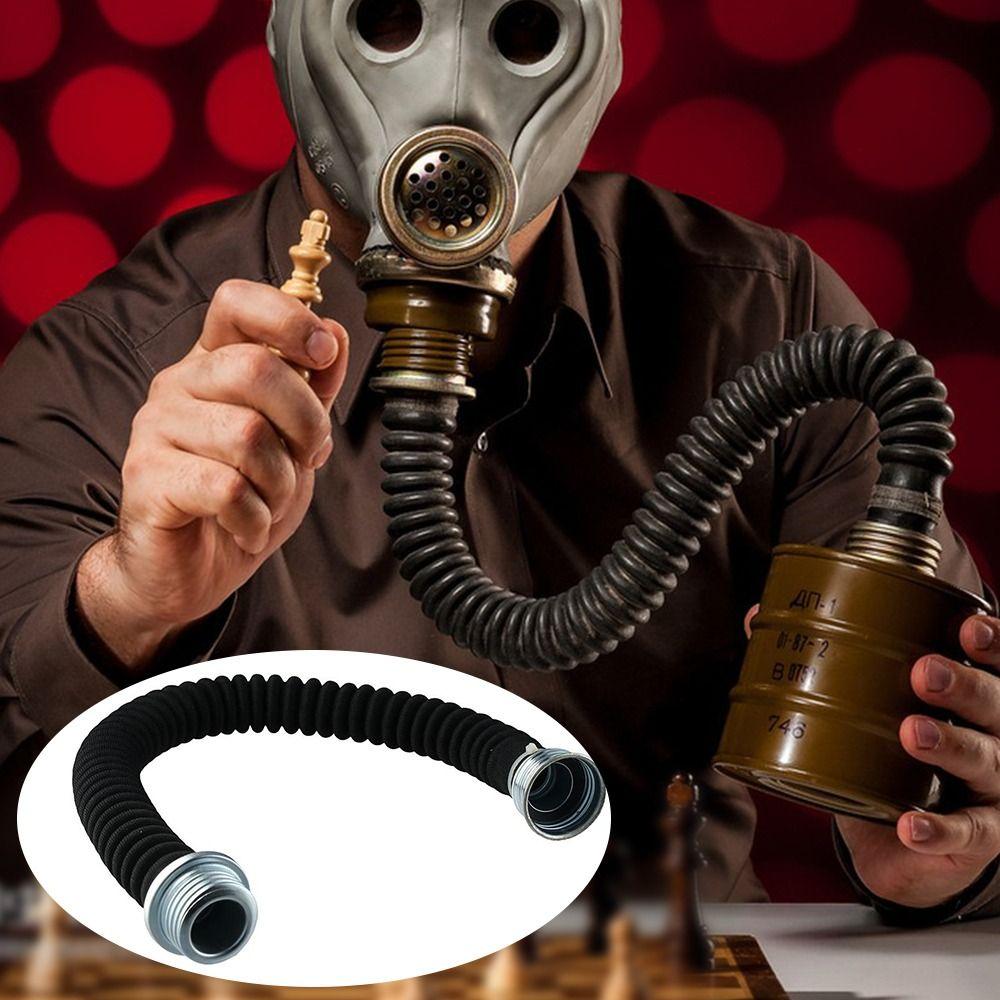 0,5 м/1 м, соединительная труба для противогаза, черный респиратор, трубка для дыхательных путей, инструмент, резиновый шланг, универсальный