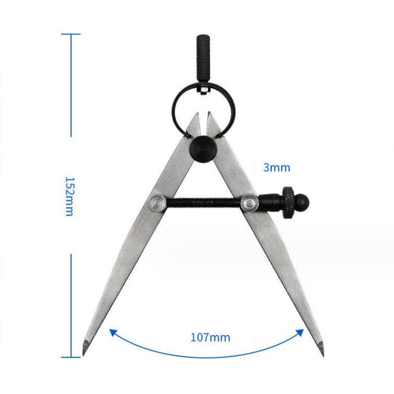 Быстрая регулировка шаблона для измерения расстояния между кожей, шаблона для вытяжки металла, маркера кромки, пресса для кромки, инструмента для художественной маркировки кожи