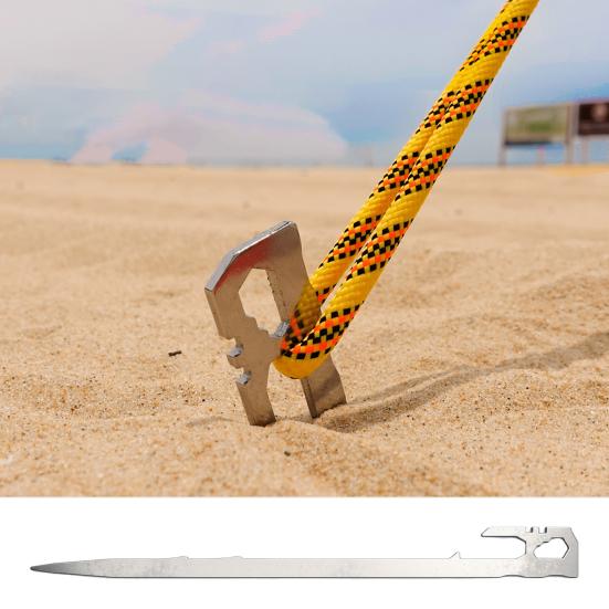 6 шт. 22/28 см колышек для палатки для кемпинга, прочный, из нержавеющей стали, уличный навес, ветрозащитный, колышек для палатки, аксессуары для кемпинга