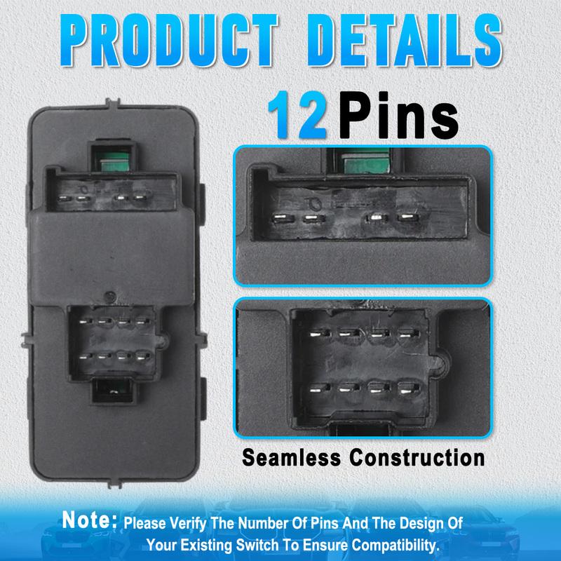 Superior Construction 901-001 SW3764 10422427 for Chevrolet Impala Buick Rendezvous 2000-2005 Power Master Window Switch