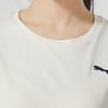 Puma Solid Color Running Fitness Training Breathable Crew Neck Short Sleeve T-Shirt Women Tops White 683631-99