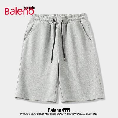 Мужские хлопковые шорты Baleno, плотные, повседневные, спортивные, с кулиской