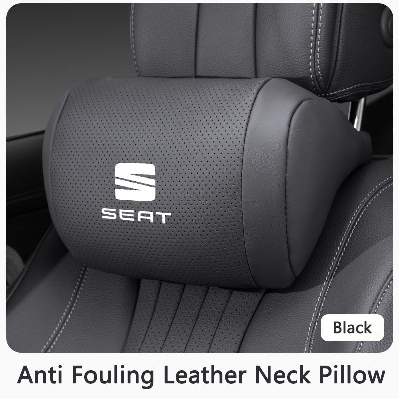 AAFG1 Car Headrest Cushion Soft Breathable Zero Pressure Design Breathable For Seat FR Leon IBIZA Arona Arosa Ateca Exeo MiiToledoLeon