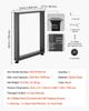 Table Legs, 750 x 600 mm (H x W) Square Steel Furniture Legs, Modular Design, Easy Assembly, 1000 kg Max Load Heavy Duty, for Home Office Desk,