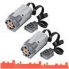 The AIMATRIX Power Functions Motor Kit Includes Two Medium Motors and Is Compatible with Technic Parts L Brand.