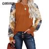 Women's Plus Size Autumn New Knitted Long Sleeved Round Neck Cover Casual T Shirt