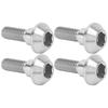 4pcs M6X20mm Disc Brake Pad Hex Cap Screw Titanium Alloy Bolts Bicycle Modified Accessory