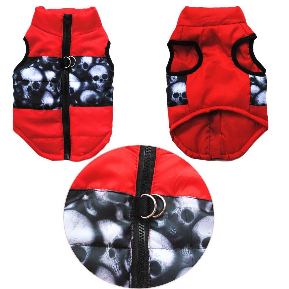 Fashion Apparel Suit Jumpsuit Dog Vest Thickened Clothes Puppy Wadded Jacket Pet Warm Coat