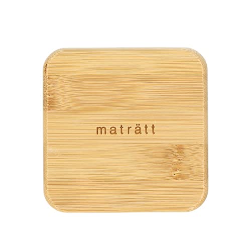 Ланч-бокс Masakazu Antibacterial Lunch Box 2 Tiers Matratt Square Nest Lunch 10 x 10 x 11 см, уголь