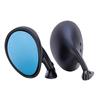 2pcs Universal Blue Glass Car Side Mirrors Wing Mirror Auto Classic Retro Door Wing Rearview Mirror