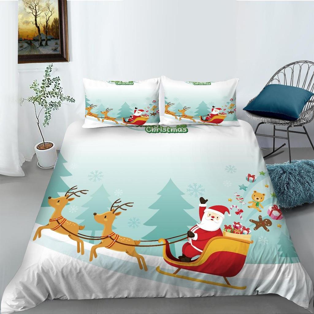 Комплект пододеяльников, домашнее постельное белье, уникальный дизайн, рождественский домашний текстиль, комплект одеял высокого качества