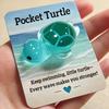 Pocket Hug Turtle Emotional Support Animal with Pocket Hug Card Positive Mini Penguin Elephant Gift for Friends Kids Coworkers