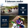 V6PLUS Full Duplex Motorcycle Bluetooth Intercom Helmet System