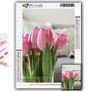 5D DIY Diamond Embroidery Flowers Tulips Diamond Painting Mosaic Home Decoration
