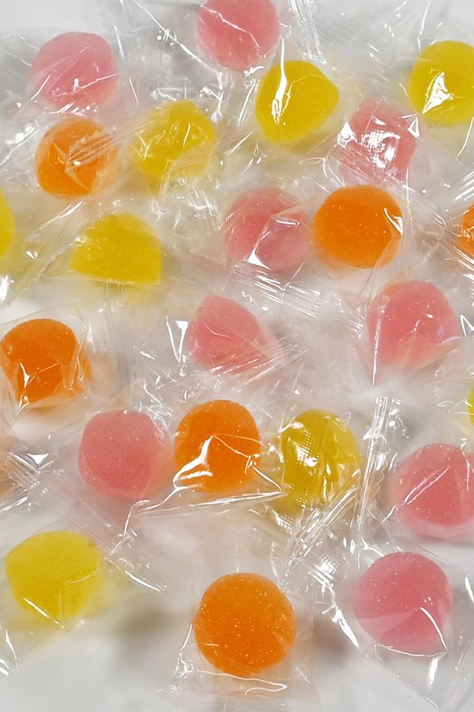 Якушима Фруктовый Жевательный Большой Емкости Фрукты 3 Вида Мелкие Индивидуальные Коммерческие Разбросанные Конфеты Мягкие Sensei Shokai 500г Ассортимент,