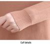 Mom's Winter Plush Sweater Base Layer for Seniors: Warm, Thickened Inner Top for Women