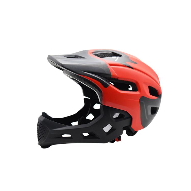 Grey Color Helmet Fullface Bike for Kids Mtb Fullface Helmet for Sporting