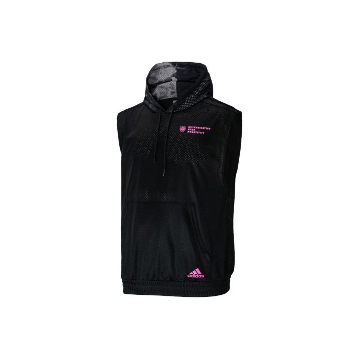 adidas DM SS Shooter баскетбольная толстовка без рукавов мужская черная HE1608