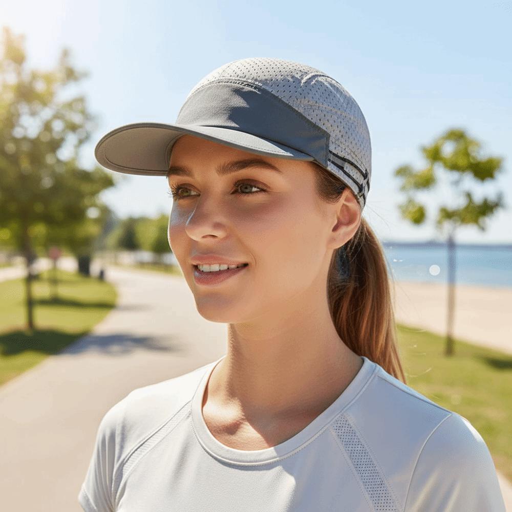 Quick Drying Running Cap Soft Sport Cap Lightweight Sun Hat Running