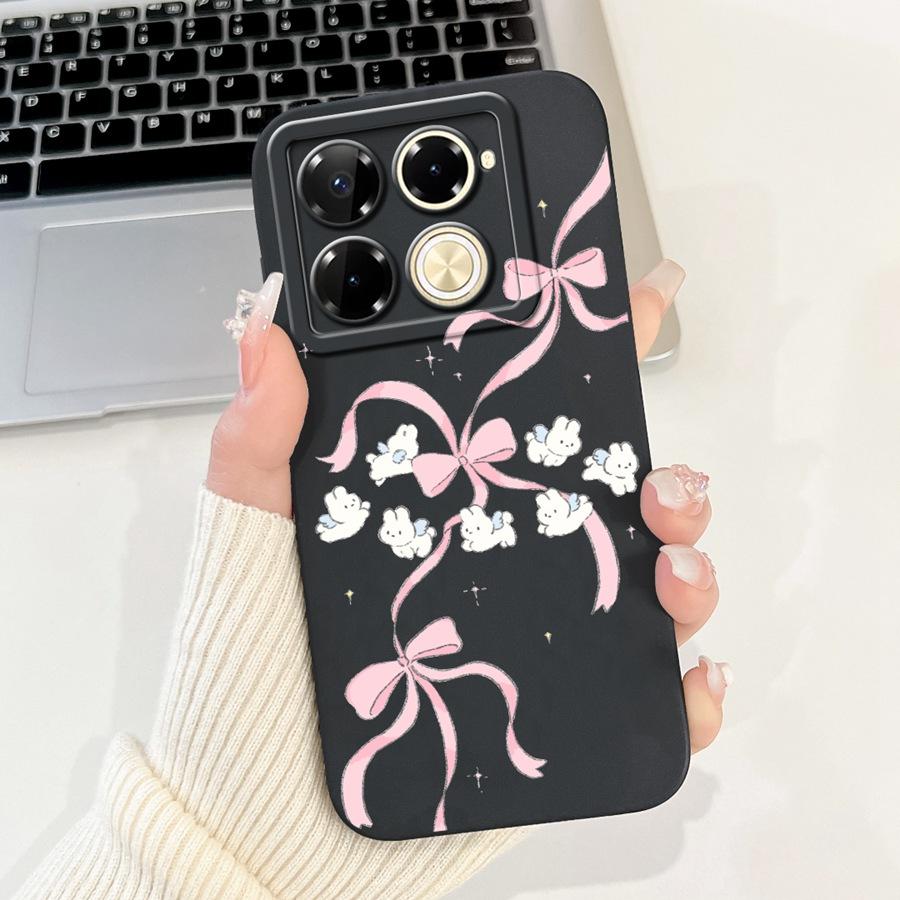 Чехол для Infinix Note 40 Pro Plus Note40 X6853 Чехол Цветок Мягкий Силикон Funda для infinix Note 40Pro X6852 Ударопрочный Capa