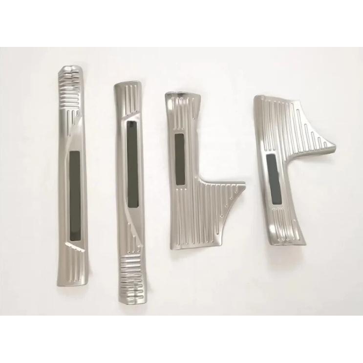 For Lexus NX 250 260 350h 350 F 2022 2023 2024 Stainless Steel Inner Door Sill Scuff Plate Covers Threshold Accessories 4Pcs