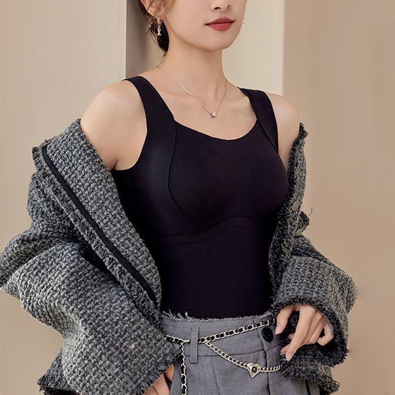 Жилет-подкладка 3D Cup Shape Теплый Удобный Самонагревающийся Термотоп Утепленный Бесшовный Осенне-Зимний Базовый Жилет