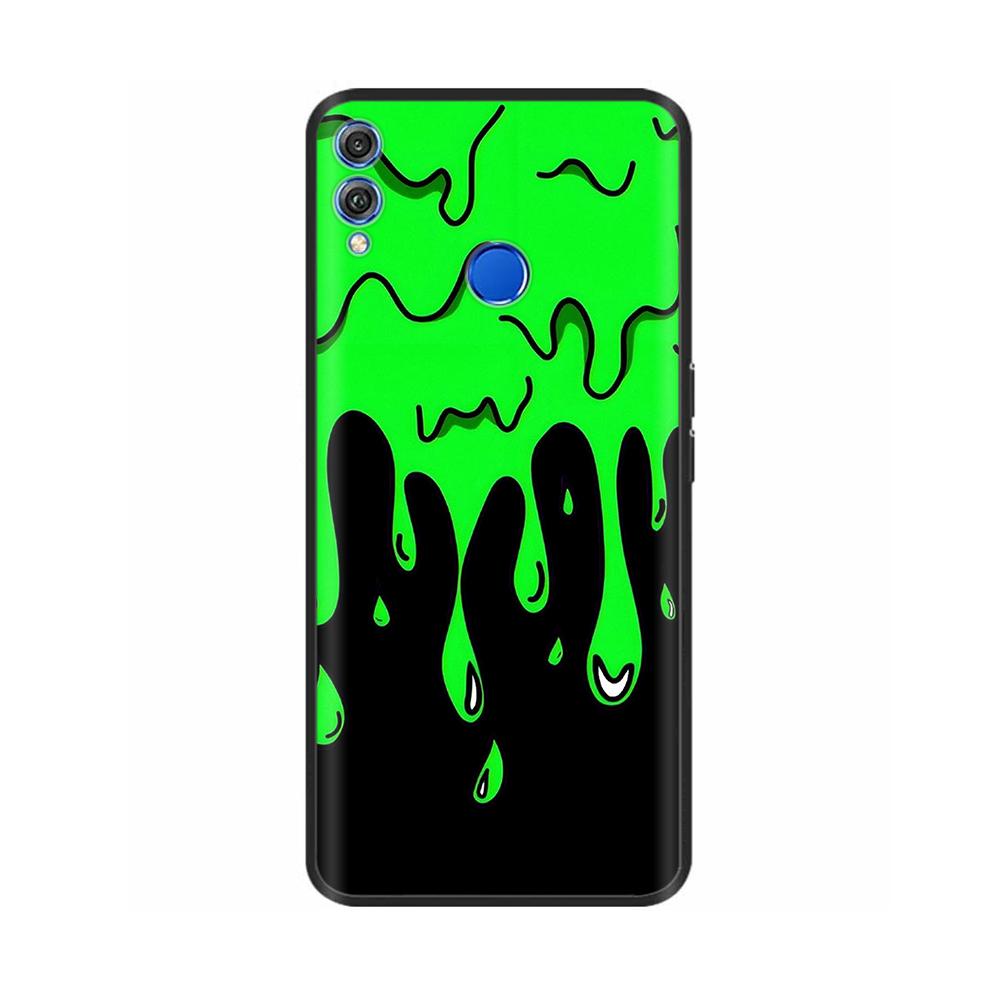 Чехол для телефона Honor 8X Чехол Мягкий ТПУ Силиконовая Задняя Крышка Для Huawei Honor 8X Чехлы Ударопрочный Honor8X Милый Расписной Чехол Fundas