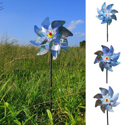 Отпугиватель птиц, спиннер, многоразовый, сверкающий, съемный, красочный, простой в установке, отпугиватель птиц, светоотражающий вертушка для домашних животных, птицы