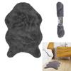 Cuso faux fur rug 90x60 gray